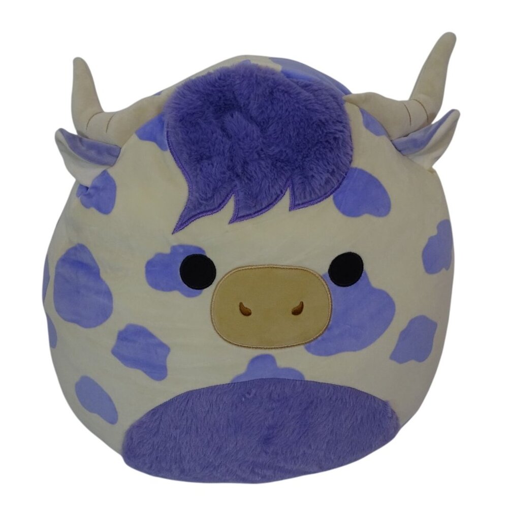 Squishmallows Conway Purple Spotted Highland Cow Plush Stuffed Animal Toy 16 in